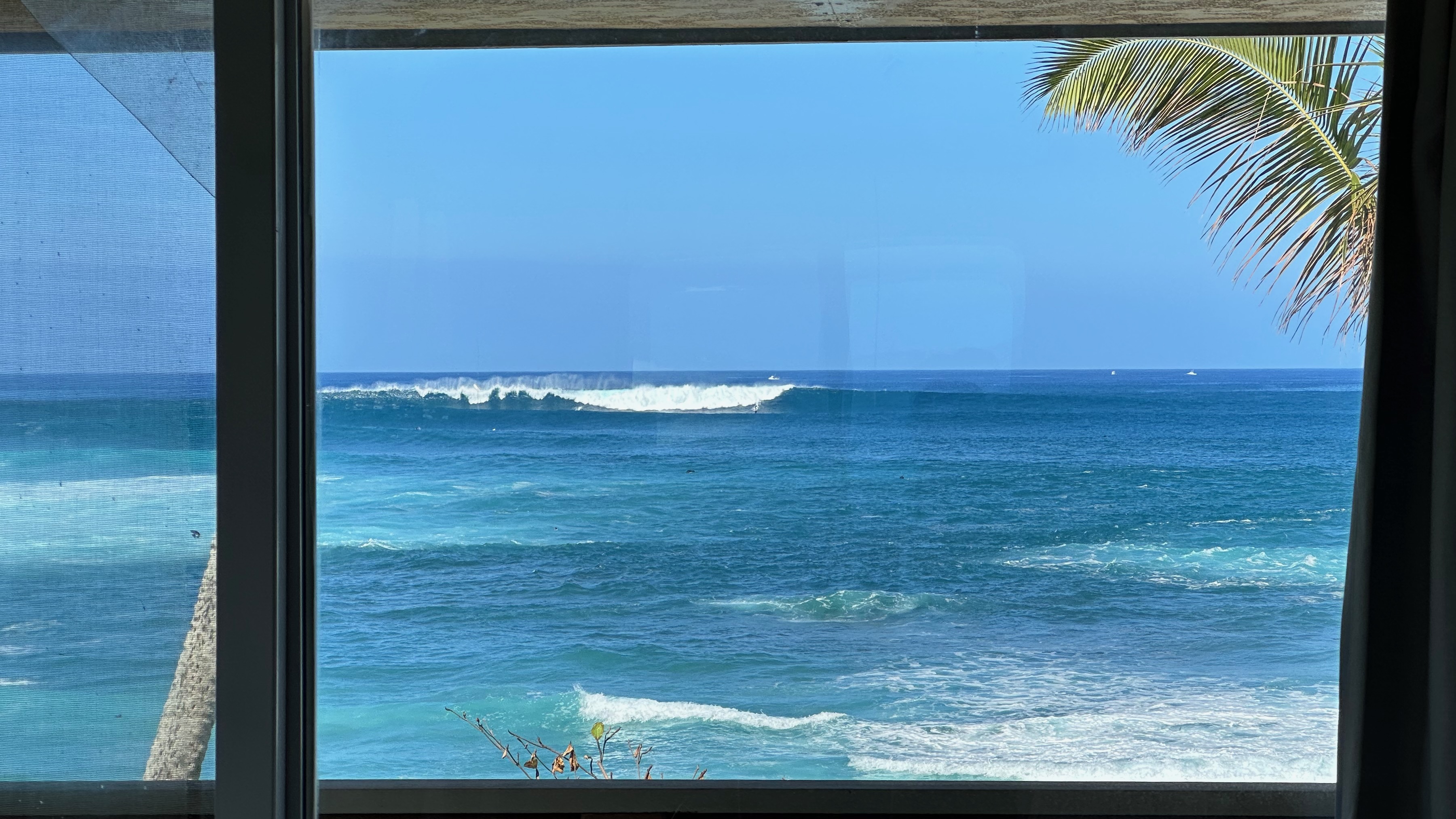 Ocean view from the bedroom