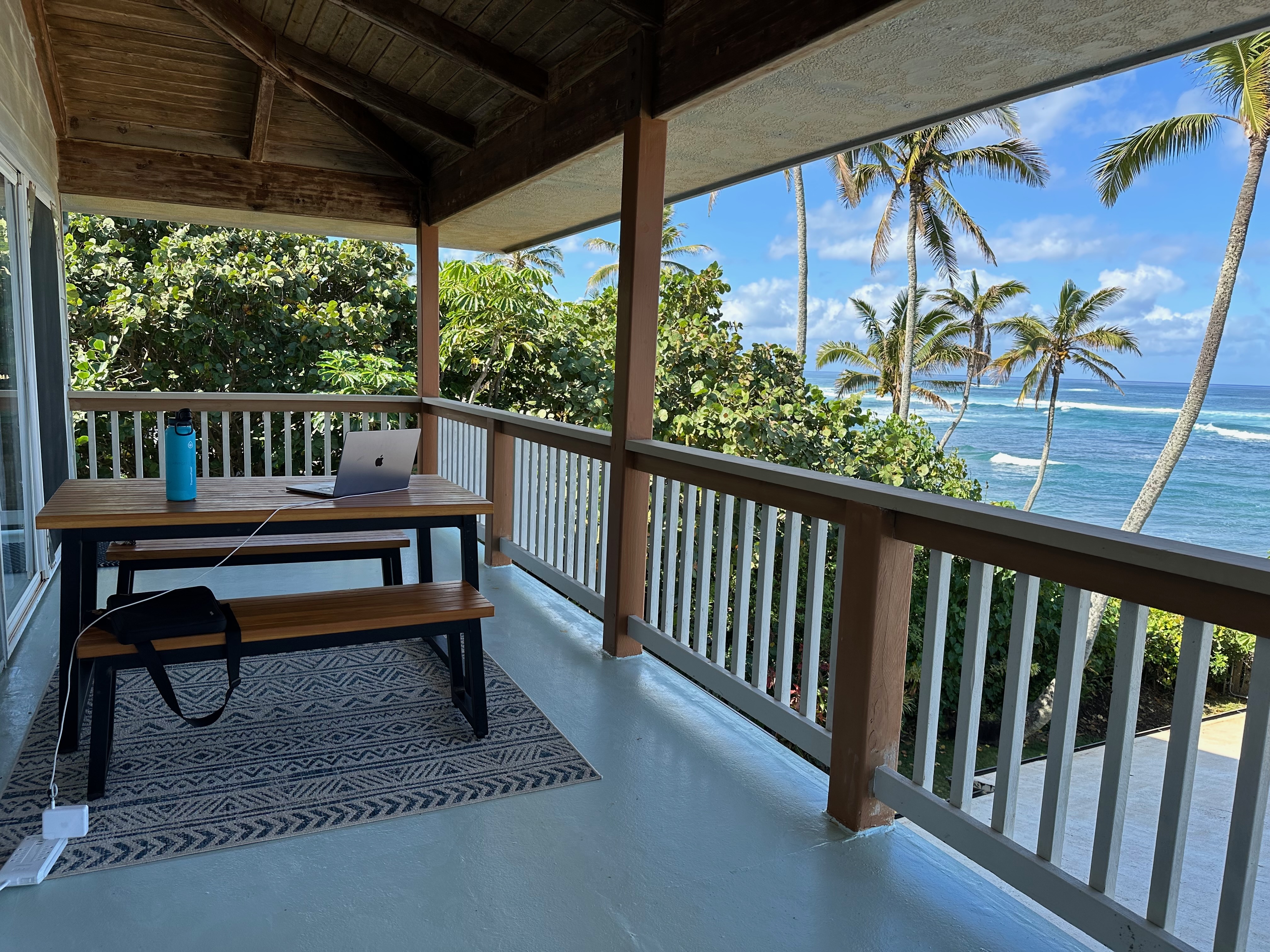 Here’s a panoramic view from the upper deck.
